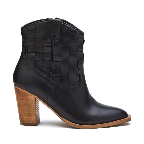 NEW MATISSE Leather Dawn Western Booties black for women 364tn - Picture 2 of 13